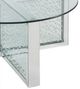 ACME Furniture Nysa Glass Top Round Coffee Table with Mirrored Base-1
