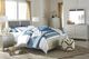 Signature Design by Ashley® Olivet 4-Piece Silver King Panel Bed Set-5