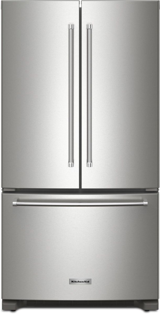 KitchenAid® 36 in. 20.0 Cu. Ft. PrintShield™ Stainless Steel Counter Depth French Door Refrigerator