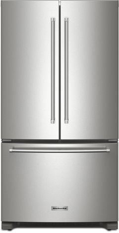 KitchenAid® 36 in. 20.0 Cu. Ft. PrintShield™ Stainless Steel Counter Depth French Door Refrigerator