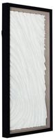 YHD White Textured Tranquility I 3D Wall Art-1