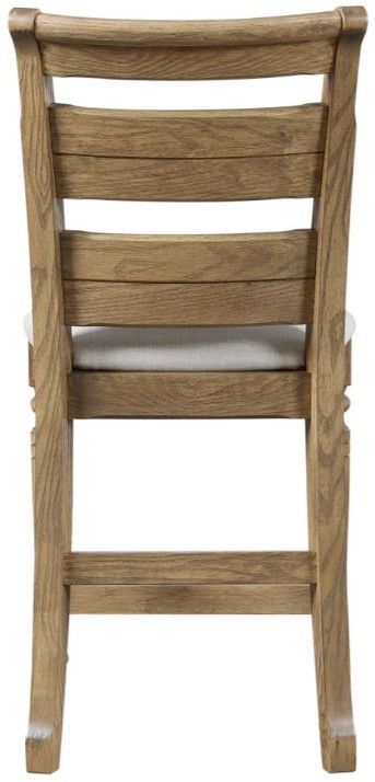 Bernards Bellamy Lane Beige/Caramel Counter Stool-2