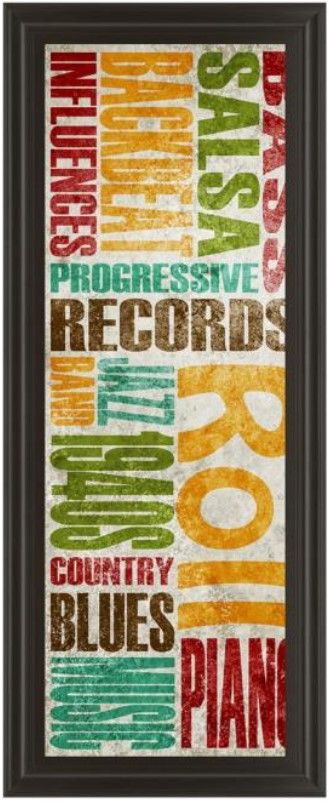 Classy Living Sd Graphics Studio Rock and Roll 18" Wall Art-0