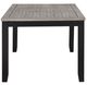 Coaster® Elodie 7-Piece Black/Gray Leaf Dining Set-3