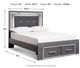 Signature Design by Ashley® Lodanna Gray Youth Full Storage Panel Bed-1