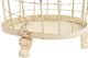 A & B Home 2-Piece Cream Stella Decorative Birdcages with Bird Finial Set-3