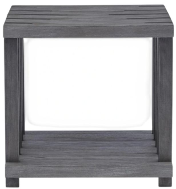 Magnussen Home® Eldridge Weathered Gravel End Table-1