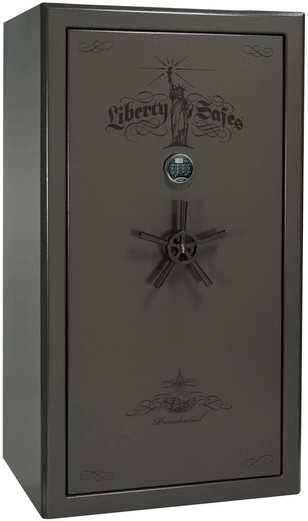 Liberty Safe Presidential Gray Marble 40 Electronic Lock Gun Safe-0