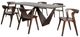 Furniture of America® Romont 7-Piece Rich Walnut Dining Table Set-0