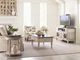 Hammary® Southbury Brown End Table with White Base-1