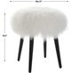 Uttermost®  Wooly White Accent Stool-2
