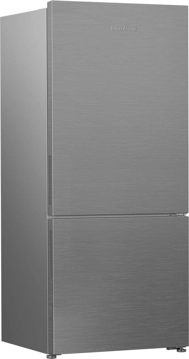 Blomberg® 30" 16.1 Cu. Ft. Stainless Steel Counter Depth Bottom Freezer Refrigerator-1
