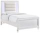 Elements International Twenty Nine 5-Piece White Twin Youth Bedroom Set-1