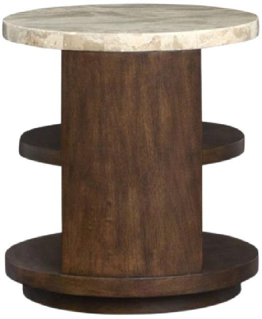 Magnussen Home® McPherson Burnt Umber End Table-3