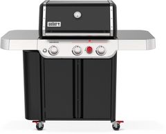 Weber® Genesis E-330 3-Burner Black Freestanding Liquid Propane Gas Grill