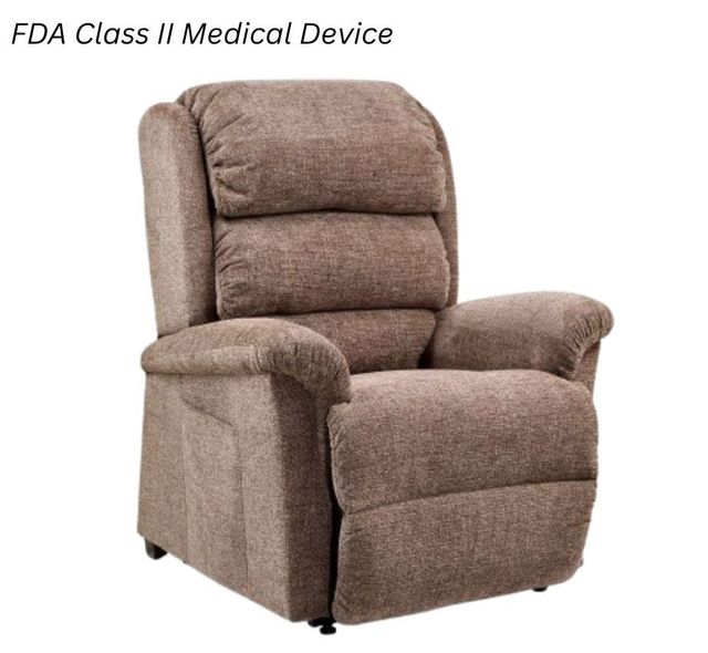 UltraComfort™ Polaris Maize Small Power Lift Recliner with 4 Motor Heat and Vibrating Massage-0