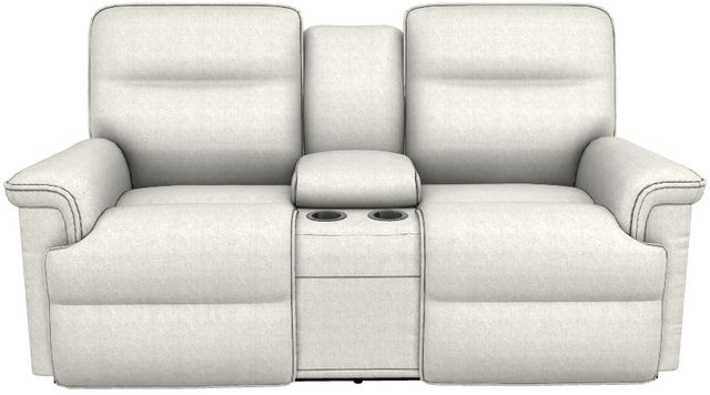 La-Z-Boy® Jay Oatmeal Power Reclining Loveseat with Console, Headrest, and Lumbar-1