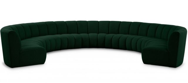 Meridian Furniture Infinity 9-Piece Green Modular Sectional Set-0