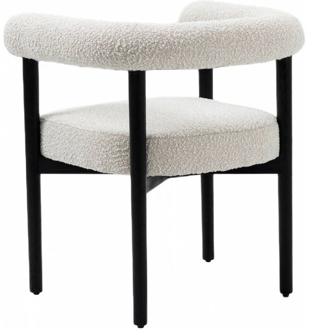 Meridian Furniture Hyatt Black/Cream Dining Arm Chair-2