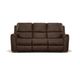 Flexsteel Henrick Triple Power Reclining Sofa with Drop Down Table-0