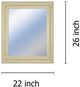 Classy Living Frosted Reflection Wall Mirror-2