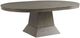 Elements International Collins 7-Piece Weathered Gray Upholstered Standard Height Dining Set-1