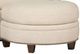 King Hickory Customizable Nicole Half Moon Fabric Ottoman-0