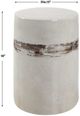 Uttermost® Comanche White Ceramic Outdoor Garden Stool-2