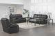 Albany Industries Winslow Gray Manual Reclining Sofa-4