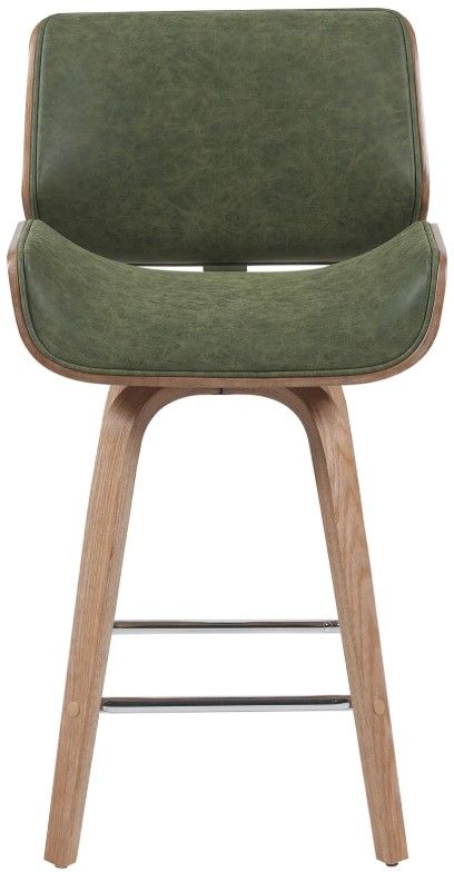 Armen Living Tyler Vintage Green/White Wash Counter Stool-3