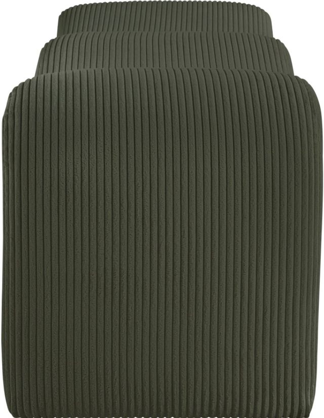 Meridian Furniture Willow Green Corduroy Bench-2