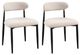 ACME Furniture Jaramillo 2-Piece Beige/Black Dining Side Chair Set-0