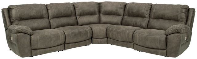 Signature Design by Ashley® Cranedall 7-Piece Quarry Power Reclining Sectional -0