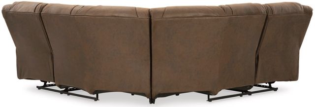 Signature Design by Ashley® Trail Boys 2-Piece Walnut Reclining Sectional-2