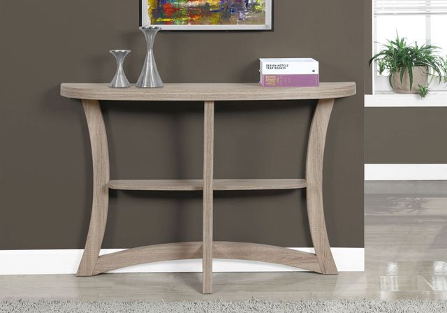 Monarch Specialties Inc. 47"L Dark Taupe Hall Console Table -3