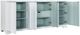 Hooker® Furniture Melange Corinth White 4-Door Entertainment Console-4