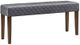 Olliix by 510 Design Cheshire Gray Quilted Upholstered Accent Bench-1
