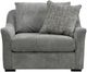 Decor-Rest® Furniture LTD Vangoh Gray Chair and a Half-1