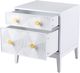 TOV Furniture by TOV Luxe White Mila Lacquer Side Table-1
