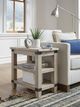 aspenhome® Foundry Weathered Stone Chairside Table-2