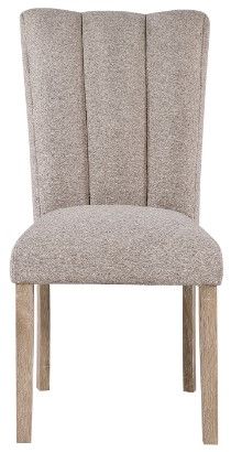 Global Furniture USA 7-Piece Beige/White Dining Room Set -3