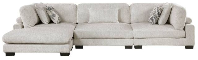 Homelegance® Tinley 3-Piece Beige Modular Sectional and Chaise-2