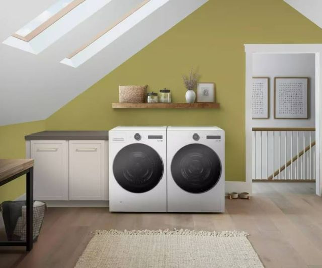 LG Ventless Dryer LG 7.8 Cu. Ft. White Ventless Electric Dryer