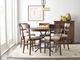 Kincaid Furniture The Nook Hewned Maple 54" Round Counter Height Table with Black Metal Base-1