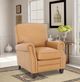 BarcaLounger® Briarwood Santa Fe Brandy Leather Manual Recliner-2
