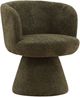 Dovetail Furniture Omaira Green Swivel Dining Chair-0