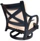 CabanaCoast® Customizable Milano Aluminum Outdoor Lounge Swivel Rocking Chair-2