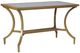 Tommy Bahama® Outdoor Los Altos Valley View Aged Patina Bistro Table With Glass Top-0