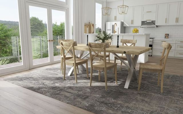 Elements International Callista 5-Piece Beach Rectangular Dining Set-3