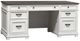 Liberty Furniture Allyson Park 3-Piece Charcoal/Wirebrushed White Desk Set-3
